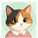 Yue Guan cartoon cat avatar