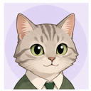 Zhongkai Ji cartoon cat avatar